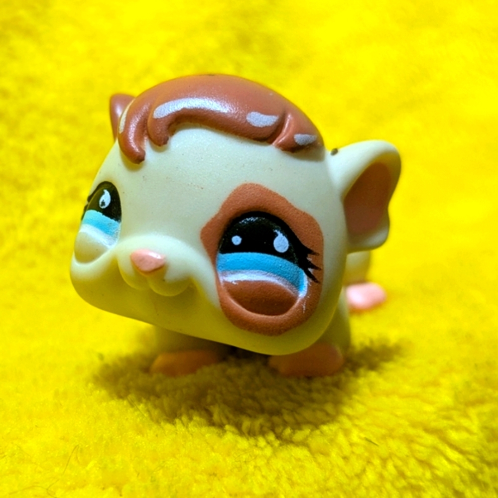 LPS #683 Guinea Pig + Blue Eyes | Authentic Littlest Pet Shop | Hasbro 2007